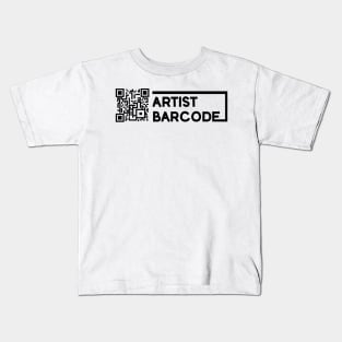Artist Barcode Kids T-Shirt